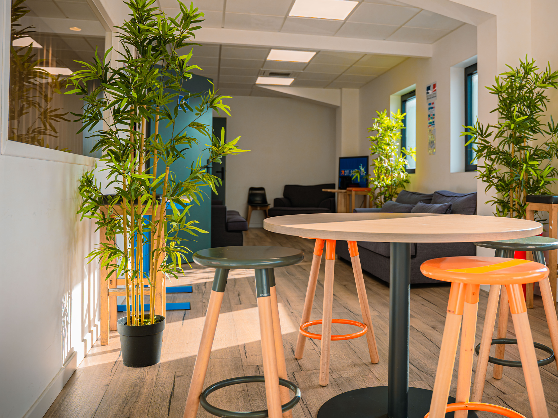 Espace intérieur du campus 3T School